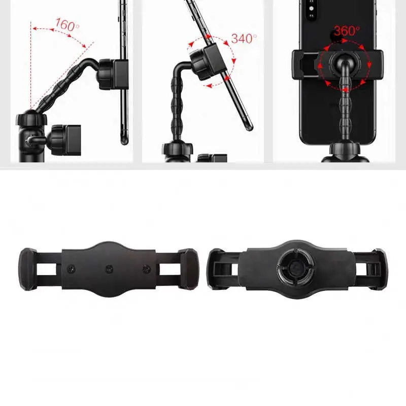 Zore Dual Big Light Işıklı Telefon Tutucu, 16 cm Ring Light