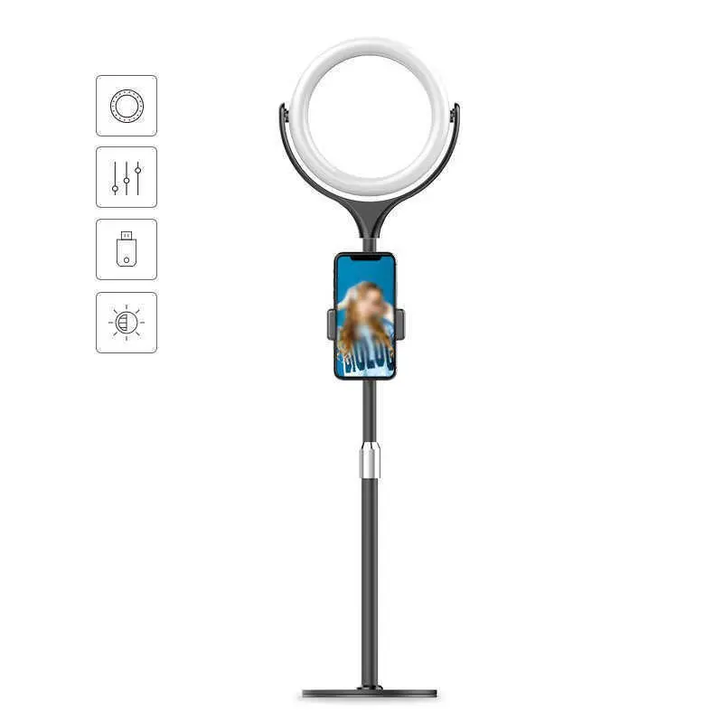 Zore F-537 30 cm Işıklı Telefon Tutucu Ring Light