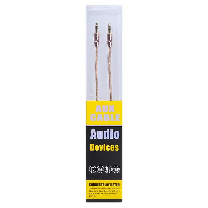 Zore 3.5 mm Aux Ses Kablosu, 3 Metre, Metal Uçlu
