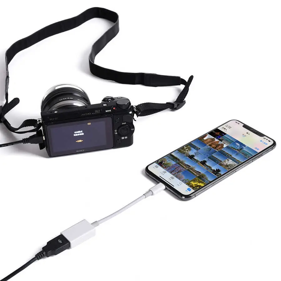 Zore JH-0514 Lightning to USB Kamera Bağlantı Adaptörü