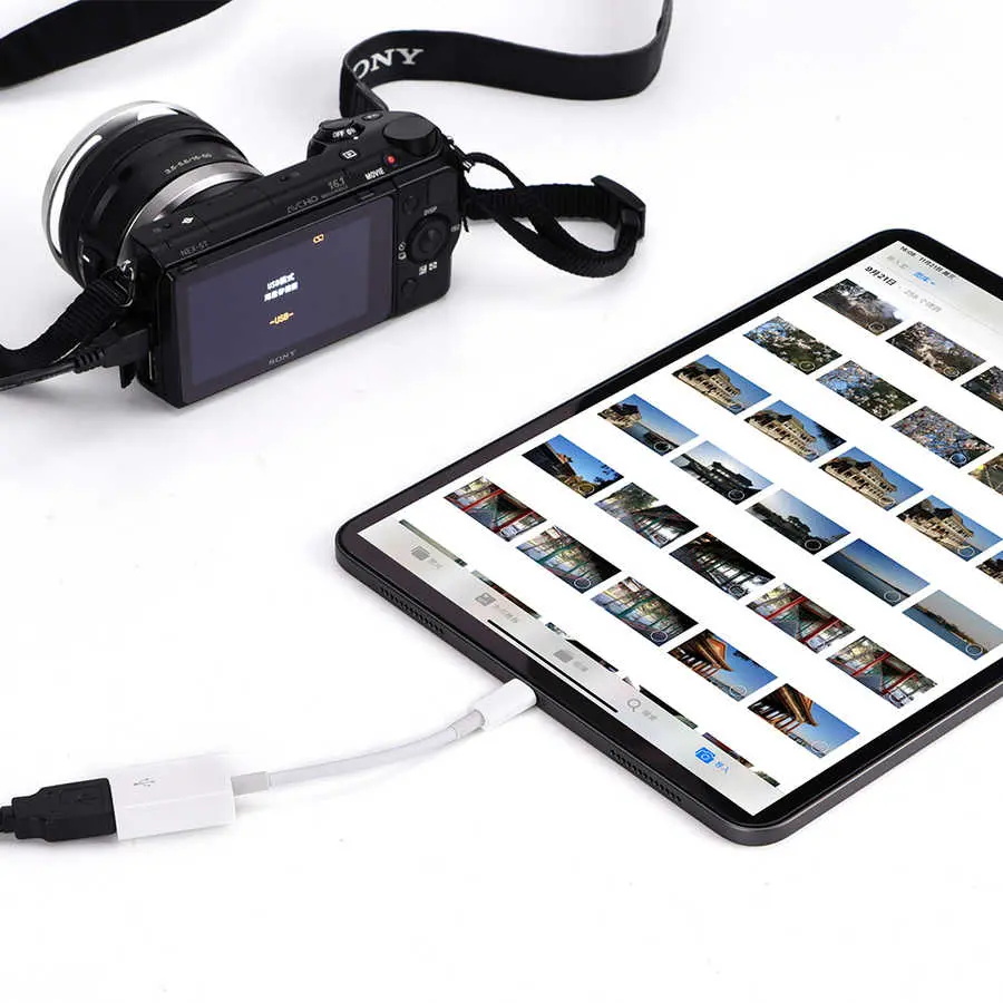 Zore JH-0514 Lightning to USB Kamera Bağlantı Adaptörü