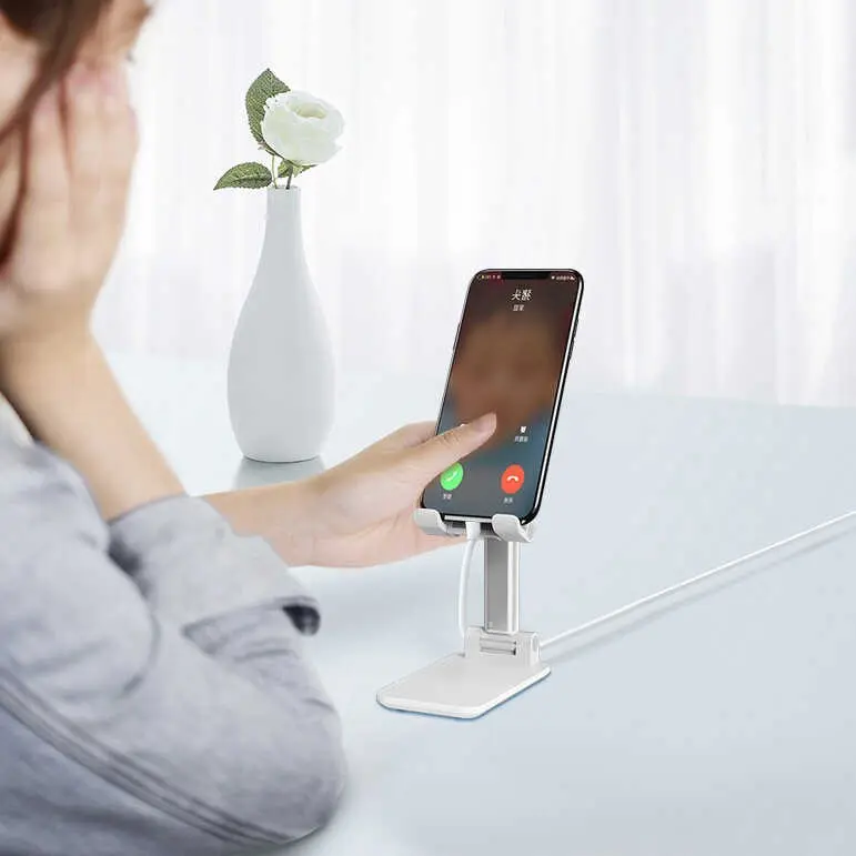 Zore MS-11 Tablet ve Telefon Standı, Katlanabilir Metal Gövdeli