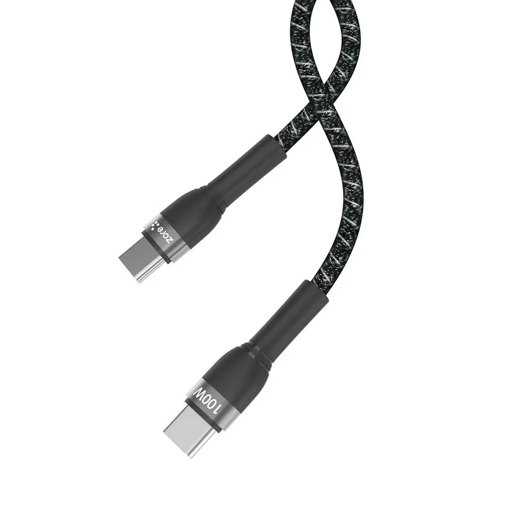 Zore Shira Serisi Type-C to Type-C PD Şarj ve Data Kablosu, 50 cm