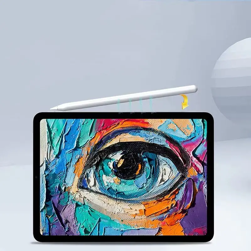 Zore Pencil 09 iPad Uyumlu Manyetik Şarjlı Dokunmatik Çizim Kalemi - Beyaz