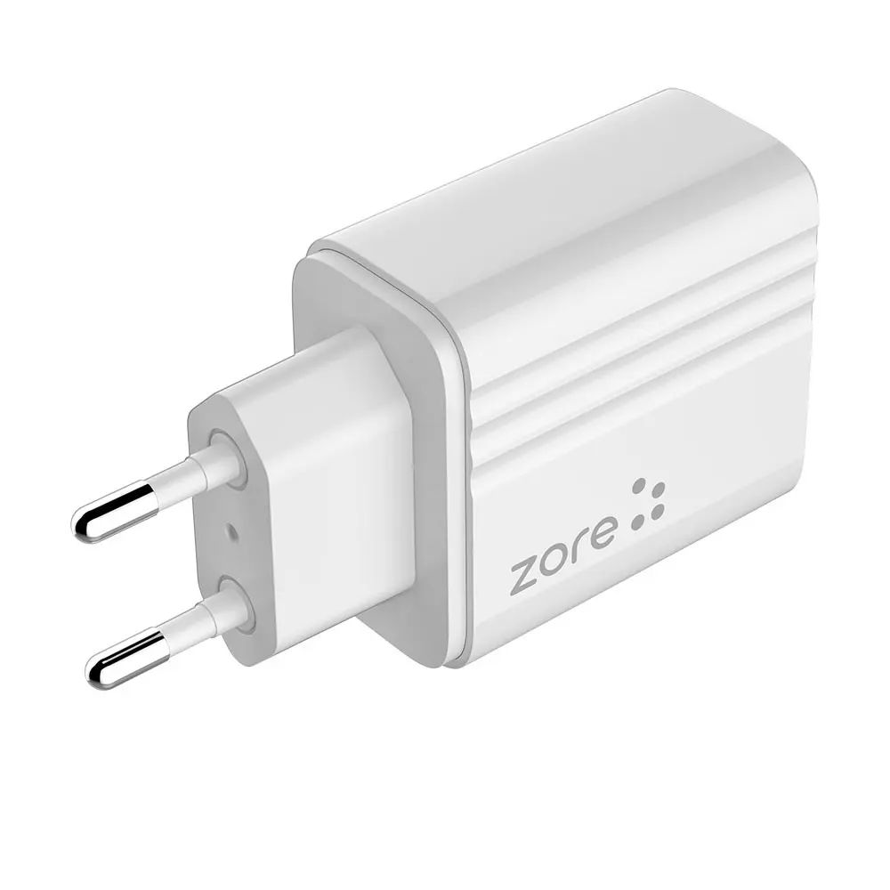 Zore Play Serisi PL2 Type-C to Lightning 2in1 PD Seyahat Şarj Aleti 20W