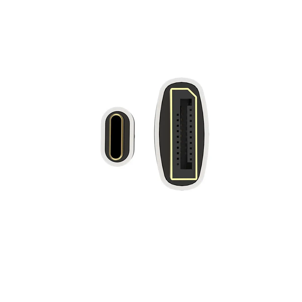 Zore QG08 Type-C to DisplayPort Görüntü Kablosu, 8K 60 Hz, 3 m