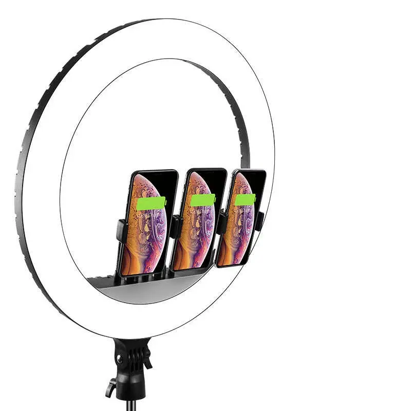 Zore RL-18 Işıklı Telefon Tutucu Ring Light 45 cm USB Portlu