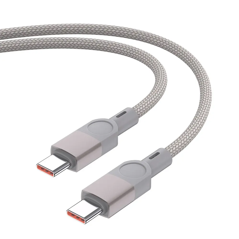 Zore ZR-44 Type-C to Type-C 100W PD Örgülü Şarj ve Data Kablosu 1 m