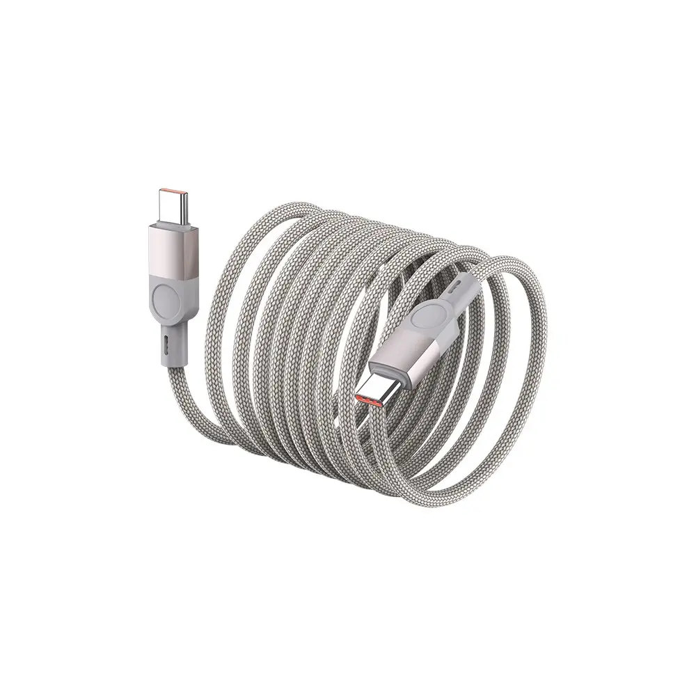 Zore ZR-44 Type-C to Type-C 100W PD Örgülü Şarj ve Data Kablosu 1 m