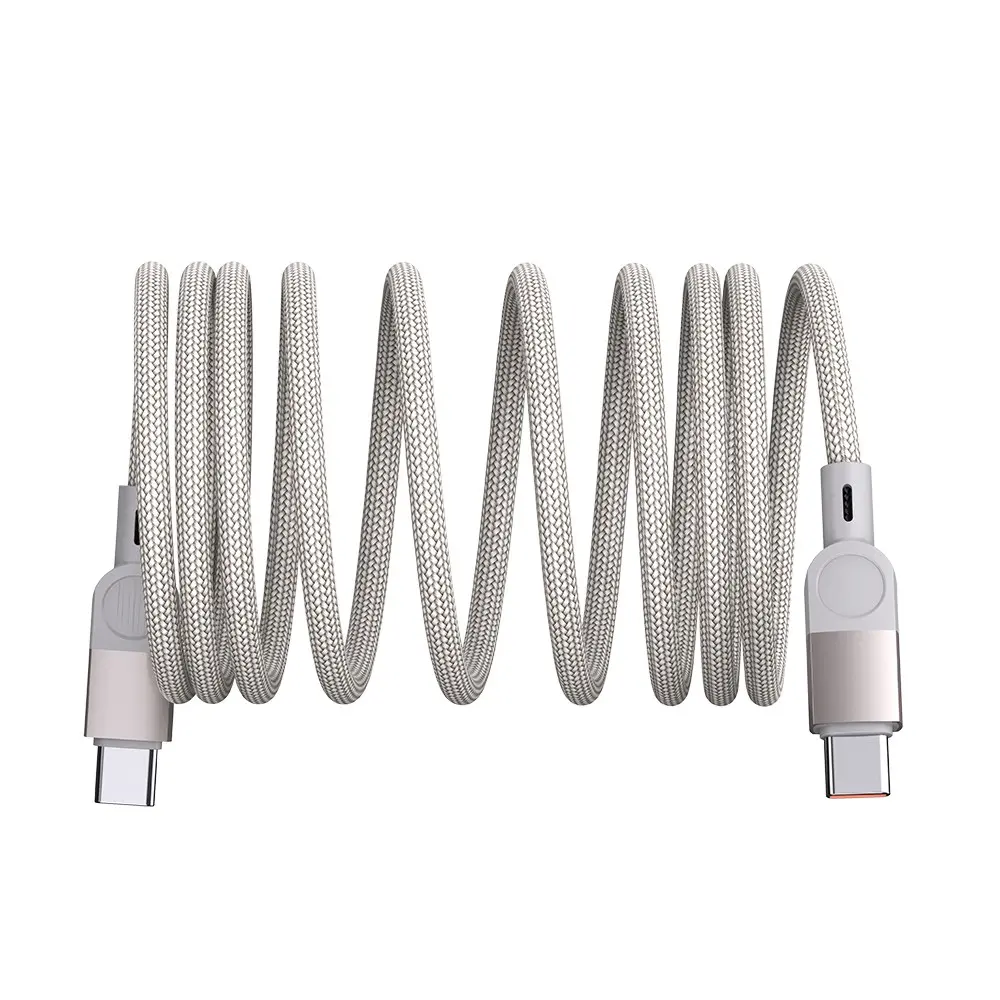 Zore ZR-44 Type-C to Type-C 100W PD Örgülü Şarj ve Data Kablosu 1 m