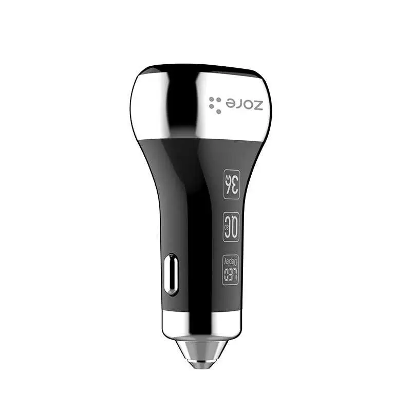 Zore ZR-C2 Type-C 2'si 1 Arada Araç Şarj Seti, 36 W QC 3.0