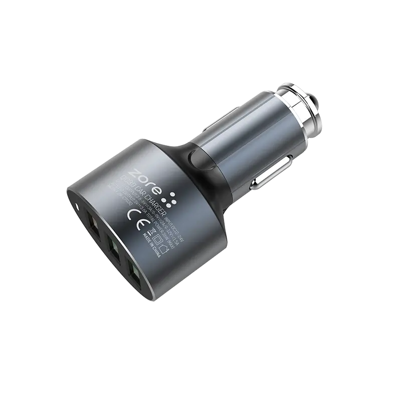 Zore ZR-C703Q Lightning 2'si 1 Arada Araç Şarj Seti, 36 W QC 3.0
