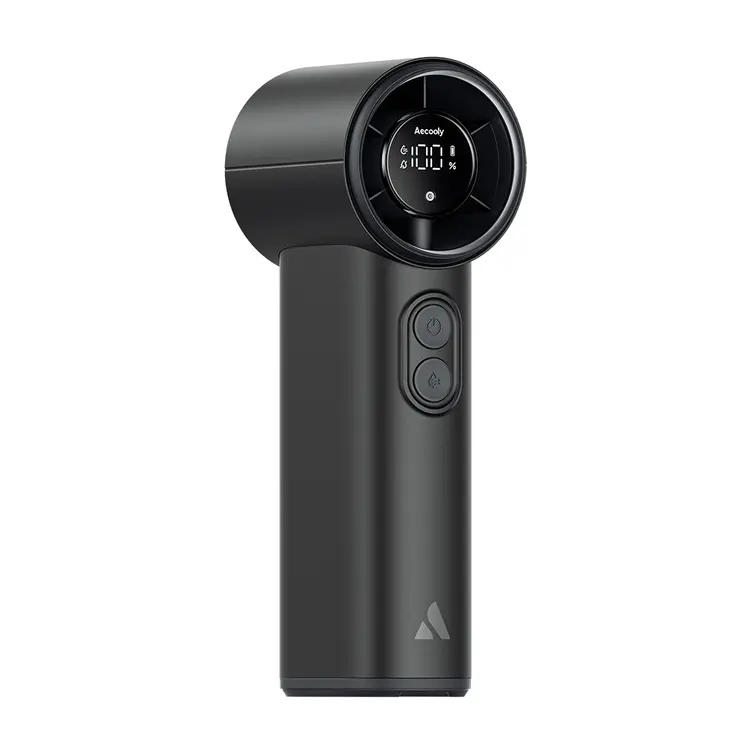 Aecooly PM02 Taşınabilir El Fanı, 5 Kademeli ve Mist Chill Modlu