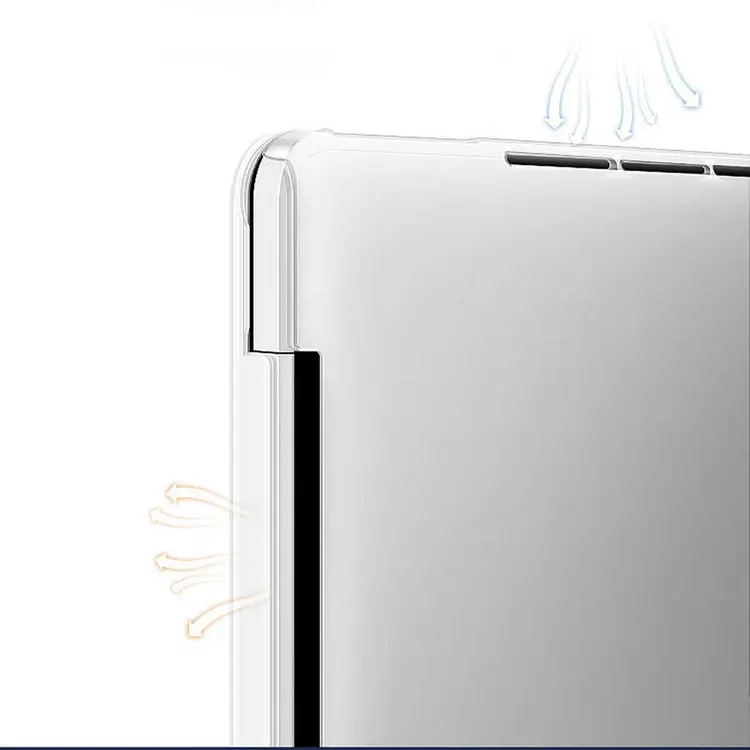 MacBook Air 13.6" M2 Şeffaf Ultra İnce Kılıf - Wiwu Crystal iShield