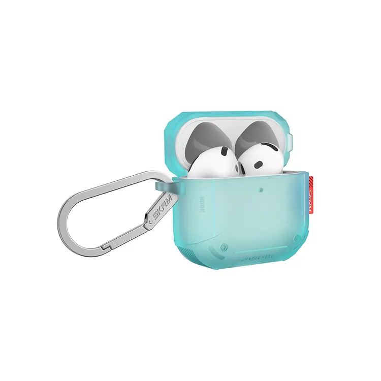 AirPods 4 Uyumlu Airbagli Yivli Köşe Kılıf - Skinarma Mecha CE