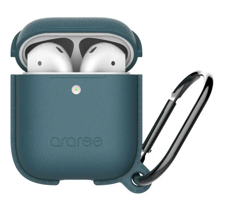 AirPods 1. ve 2. Nesil Silikon Kılıf, Askı Aparatlı - Araree Pops