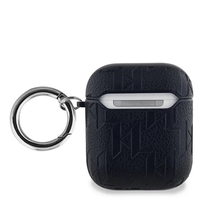 AirPods 1. ve 2. Nesil Uyumlu Silikon Kılıf - Karl Lagerfeld Monogram
