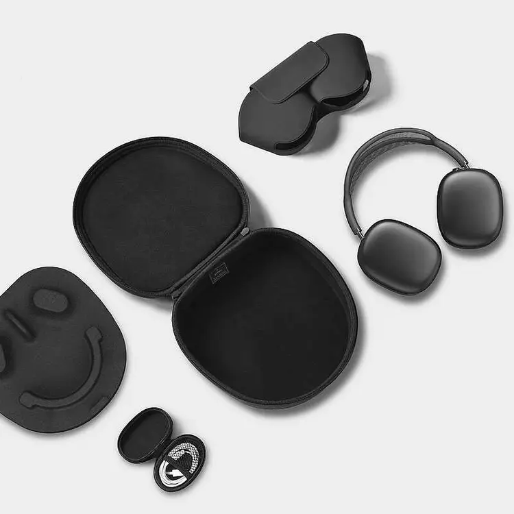 AirPods Max Fermuarlı Taşıma Kılıfı, Süngerli ve Suya Dayanıklı - Wiwu