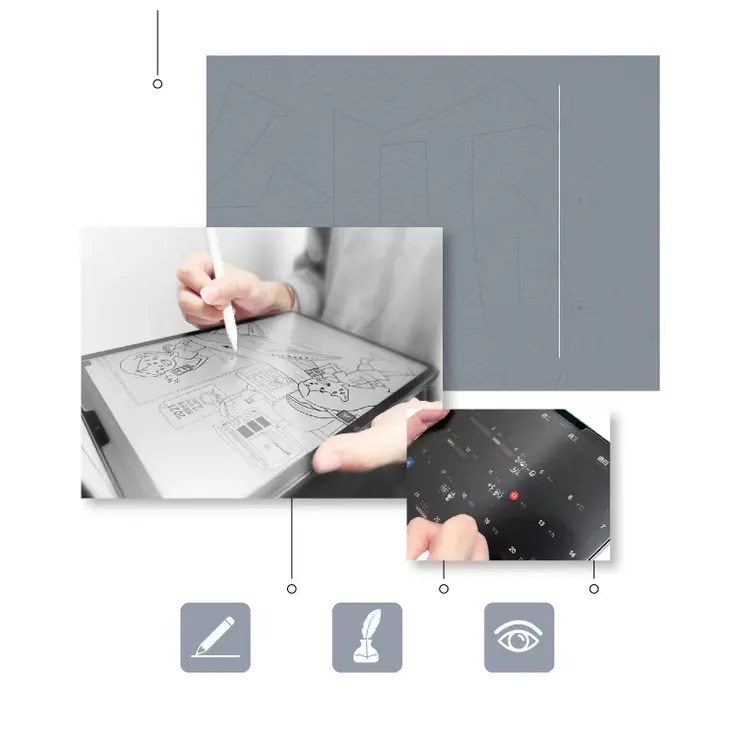 iPad 11" (A16) Kağıt Hisli Mat Ekran Koruyucu - Davin Paper Like
