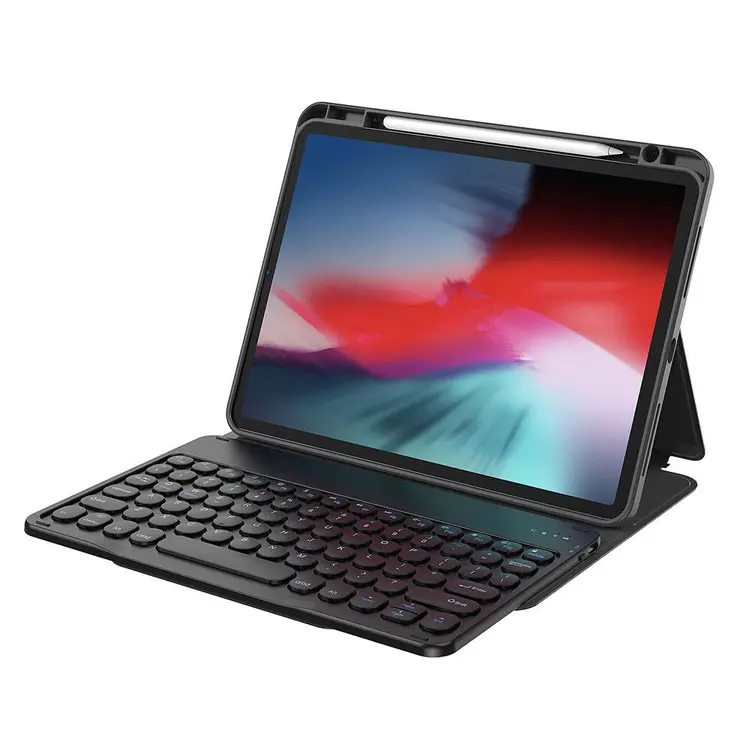 iPad Air 11" (M3) Klavyeli Kılıf, Gizli Kalem Bölmeli - Wiwu Protective