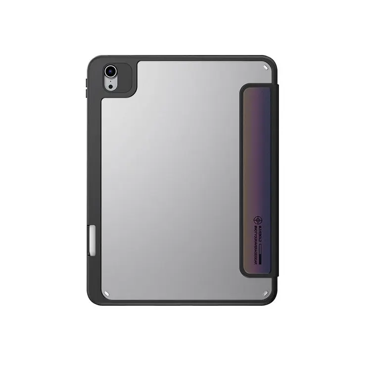 iPad Air 13" (M3) Manyetik Şeffaf Kılıf, Katlanabilir Standlı - Skinarma Kira Kobai