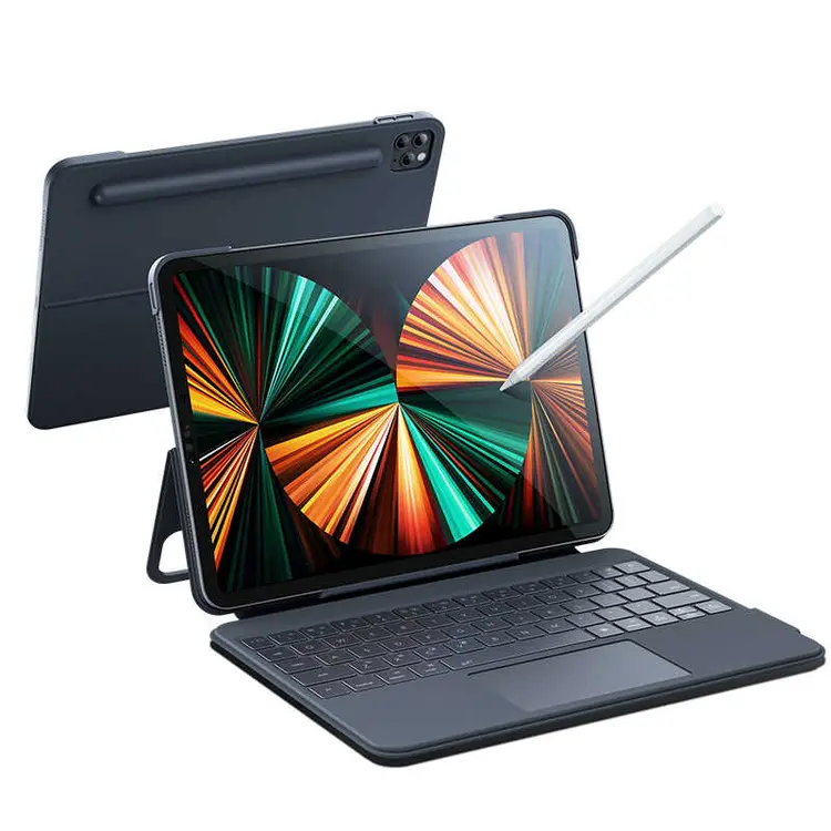 iPad Pro 11" (4. Nesil) Kablosuz Klavyeli Kılıf, Trackpadli - Benks KB01