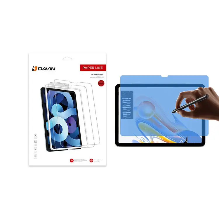 iPad Pro 13" (M4) Kağıt Hisli Mat Ekran Koruyucu - Davin Paper Like