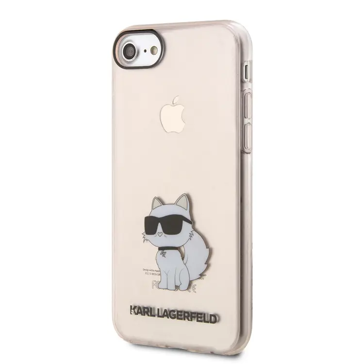 iPhone 7 Şeffaf Kılıf, Choupette Desenli - Karl Lagerfeld