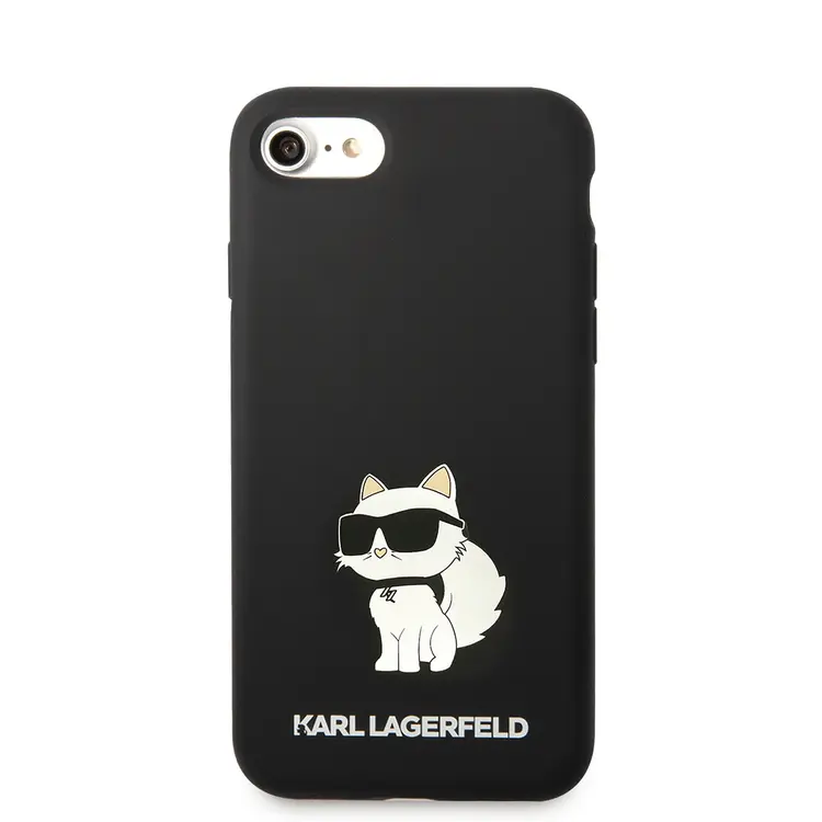 iPhone 8 Silikon Kılıf, Choupette Dizayn - Karl Lagerfeld