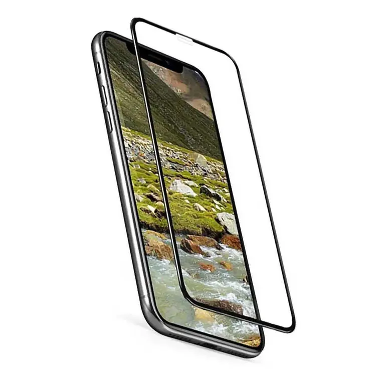 iPhone 11 Tam Kaplama 5D Temperli Cam Ekran Koruyucu - Davin