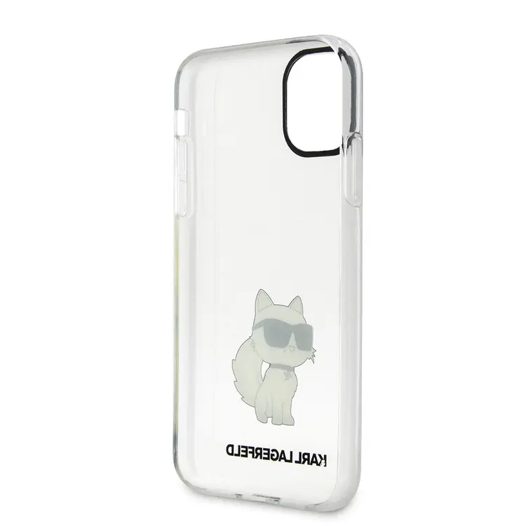 iPhone 11 Şeffaf Choupette Desenli Kılıf - Karl Lagerfeld