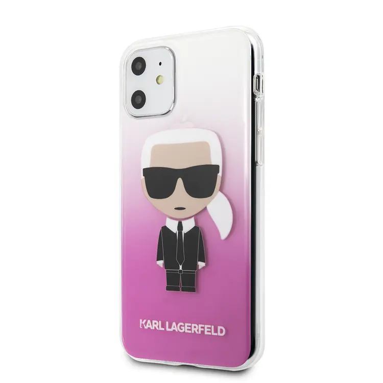 iPhone 11 Yarı Transparan Karl Dizayn Kılıf - Karl Lagerfeld