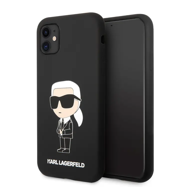 iPhone 11 Silikon Kılıf, Karl Lagerfeld Karl Dizayn Kapak