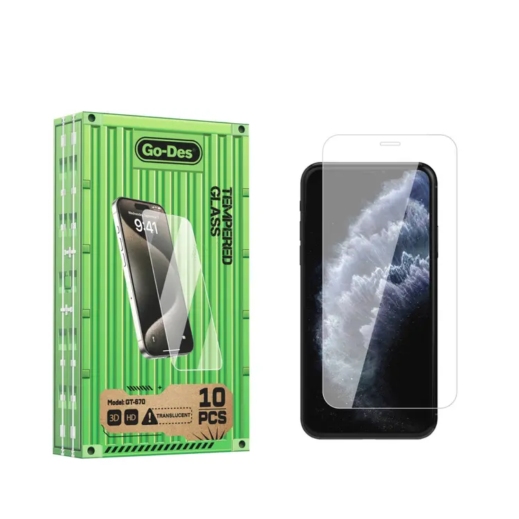 iPhone 11 Pro 9H Oleofobik Bom Glass Ekran Koruyucu - Go Des