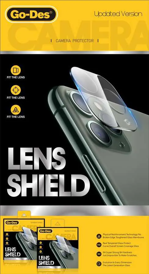 iPhone 11 Pro Max Kamera Lens Koruyucu - Go Des Lens Shield
