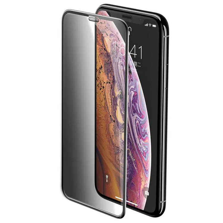 iPhone 12 Gizlilik Ekran Koruyucu, 0.3 mm Tam Kaplamalı - Benks V Pro