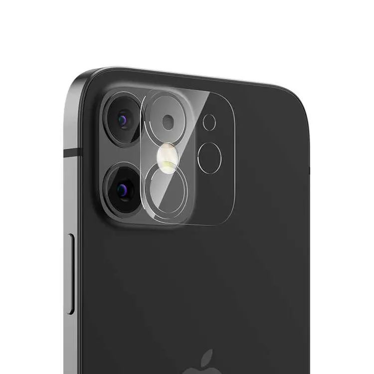 iPhone 12 Kamera Lens Koruyucu Temperli Cam - Benks Soft