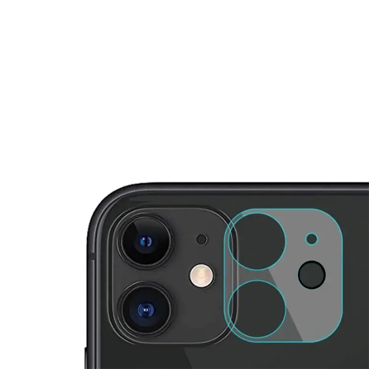 iPhone 12 Kamera Lens Koruyucu, 0,2 mm İncelik - Go Des Lens Shield