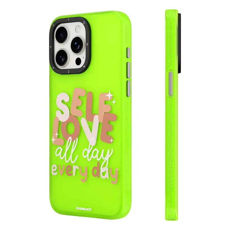 iPhone 12 Darbe Emici Tasarımlı Kılıf - Youngkit Sweet Language