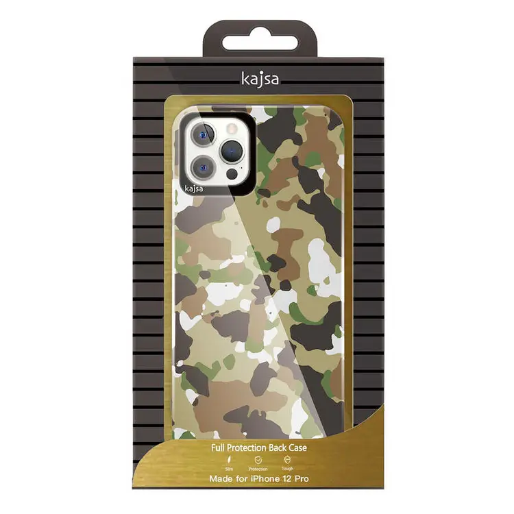 iPhone 12 Kamuflaj Tasarımlı Kılıf - Kajsa Camo Kapak