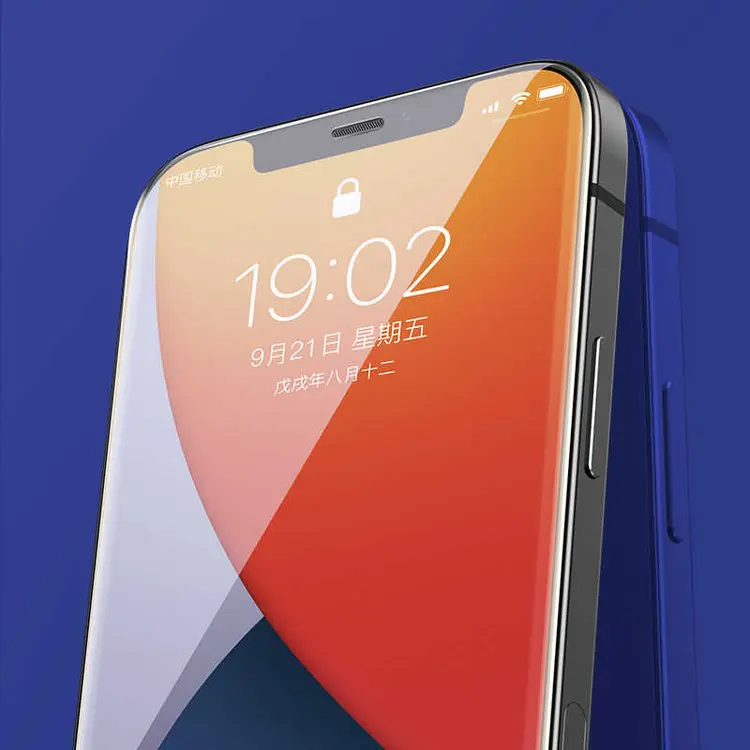 iPhone 12 Mini Tam Kaplamalı Kavisli Ekran Koruyucu - Benks V Pro