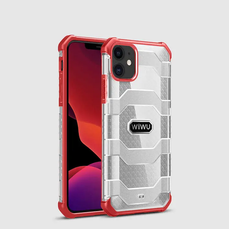 iPhone 12 Mini Kılıf Wiwu Voyager Kapak, Mat Arka Yüzeyli