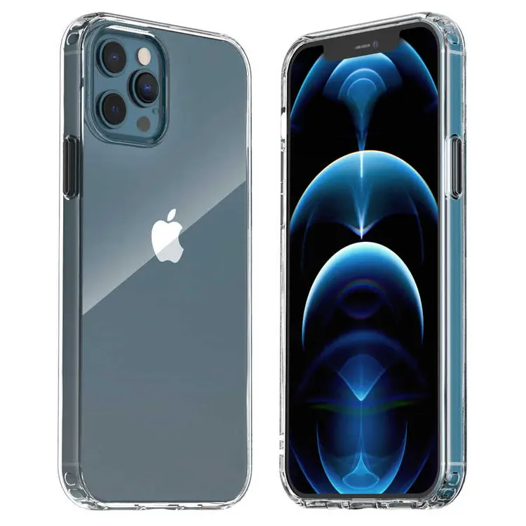 iPhone 12 Pro Şeffaf Silikon Kılıf, Airbag Köşeli - Araree Duple