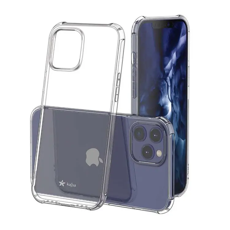 iPhone 12 Pro Şeffaf Kılıf, Airbag Köşeli - Kajsa Transparent
