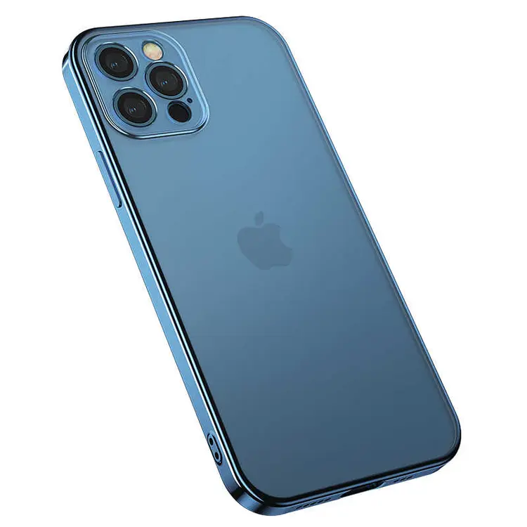 iPhone 12 Pro Max Mat Kaplamalı TPU Kılıf - Benks Matte Electroplated