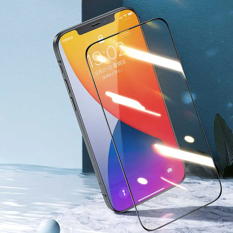 iPhone 12 Pro Max Tam Kaplamalı Kavisli Kenar Ekran Koruyucu - Benks KR Pro