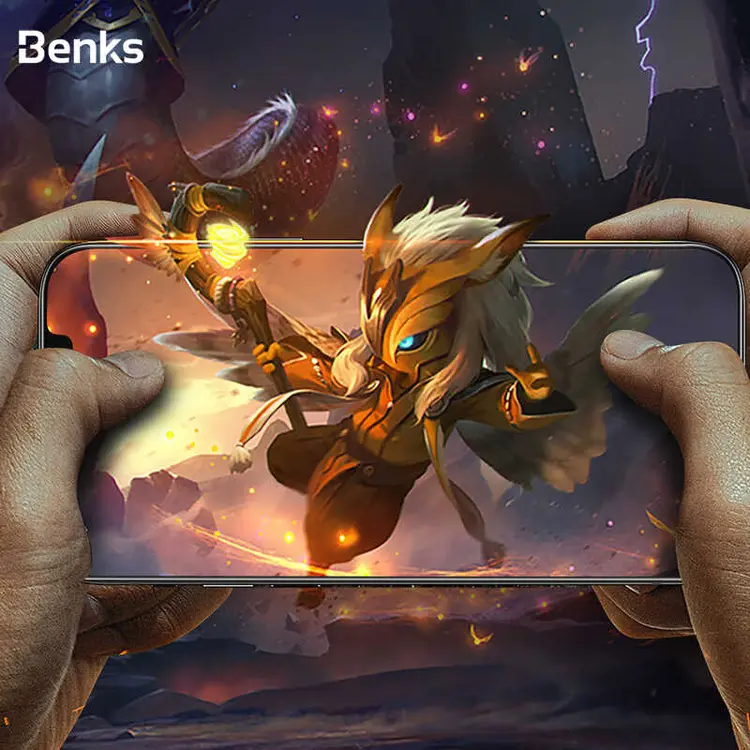 iPhone 12 Pro Max Şeffaf Ekran Koruyucu - Benks V Pro Plus