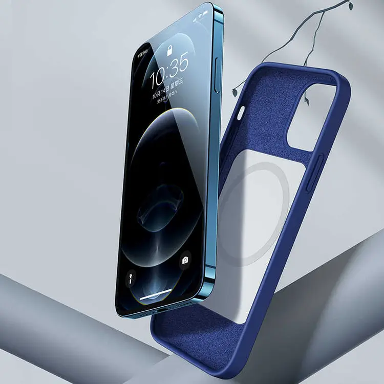 iPhone 12 Pro Max MagSafe Uyumlu Silikon Kılıf - Benks Magnetic