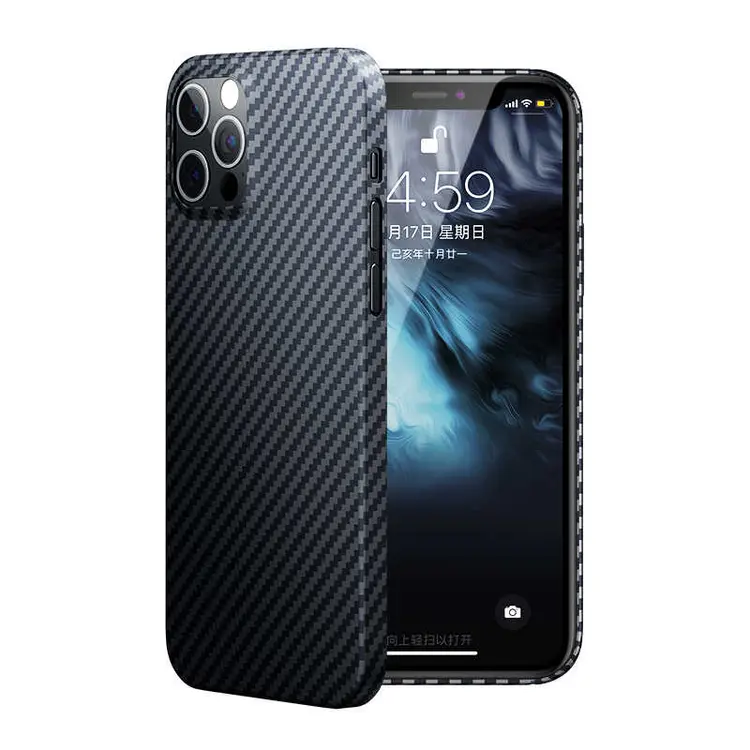 iPhone 12 Pro Max Aramid Karbon Kılıf - Benks Aramid Case