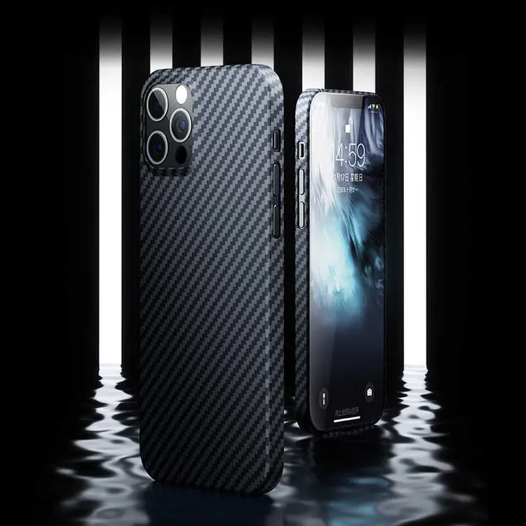 iPhone 12 Pro Max Aramid Karbon Kılıf - Benks Aramid Case